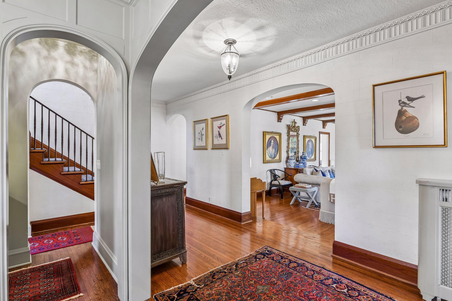Entry into living room
