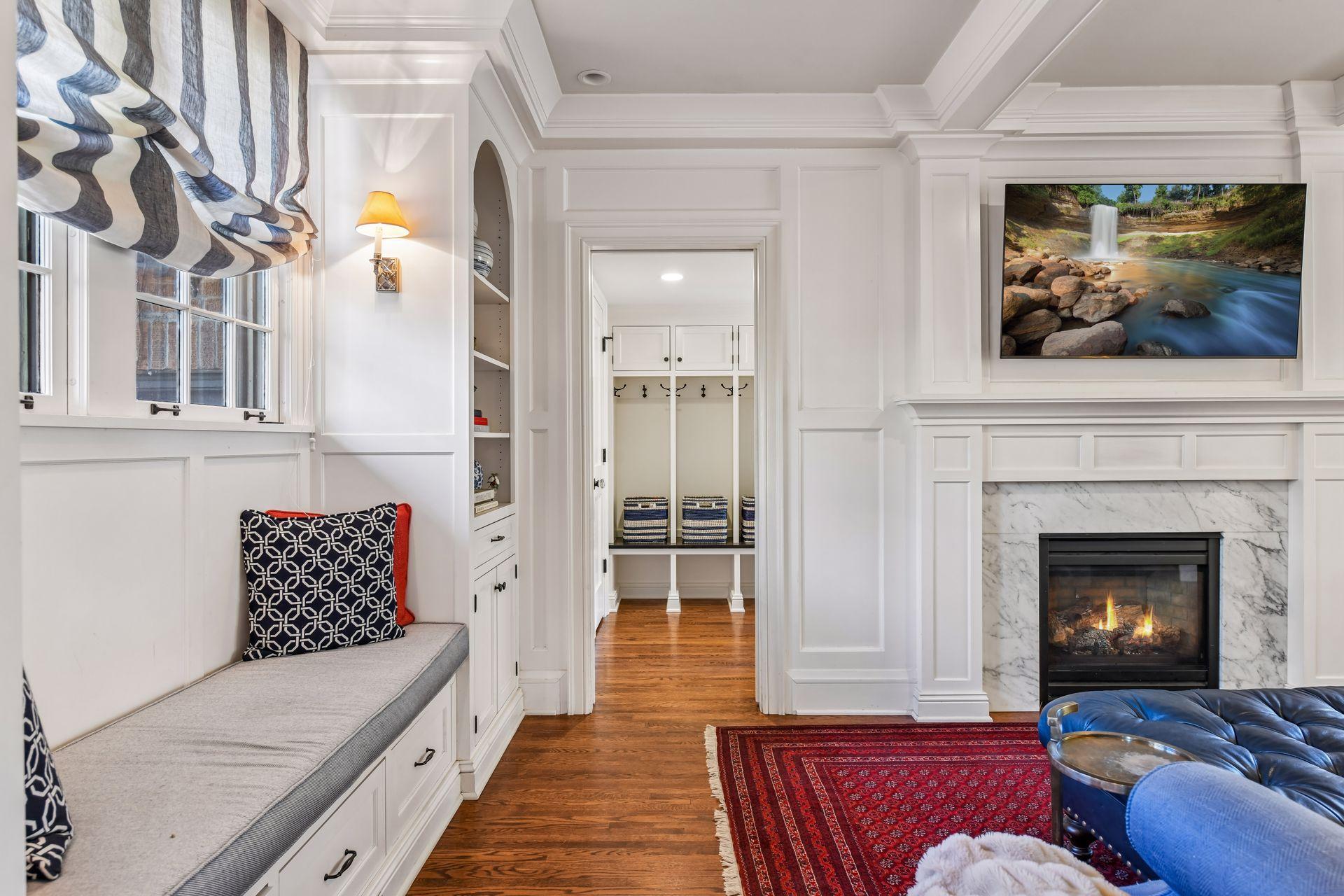 Family room into the mudroom