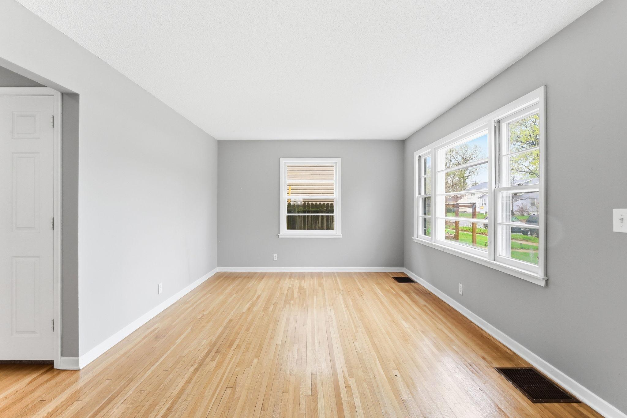 A different angle of the living room