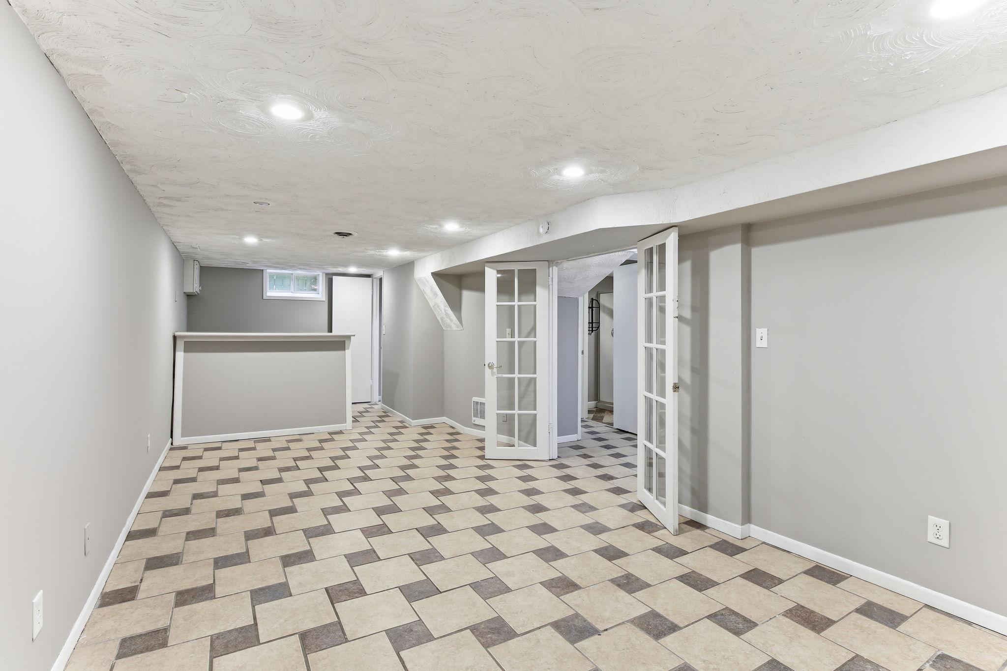 Spacious Lower Level with Opportunity to Expand Living Space or Create Rental Potential