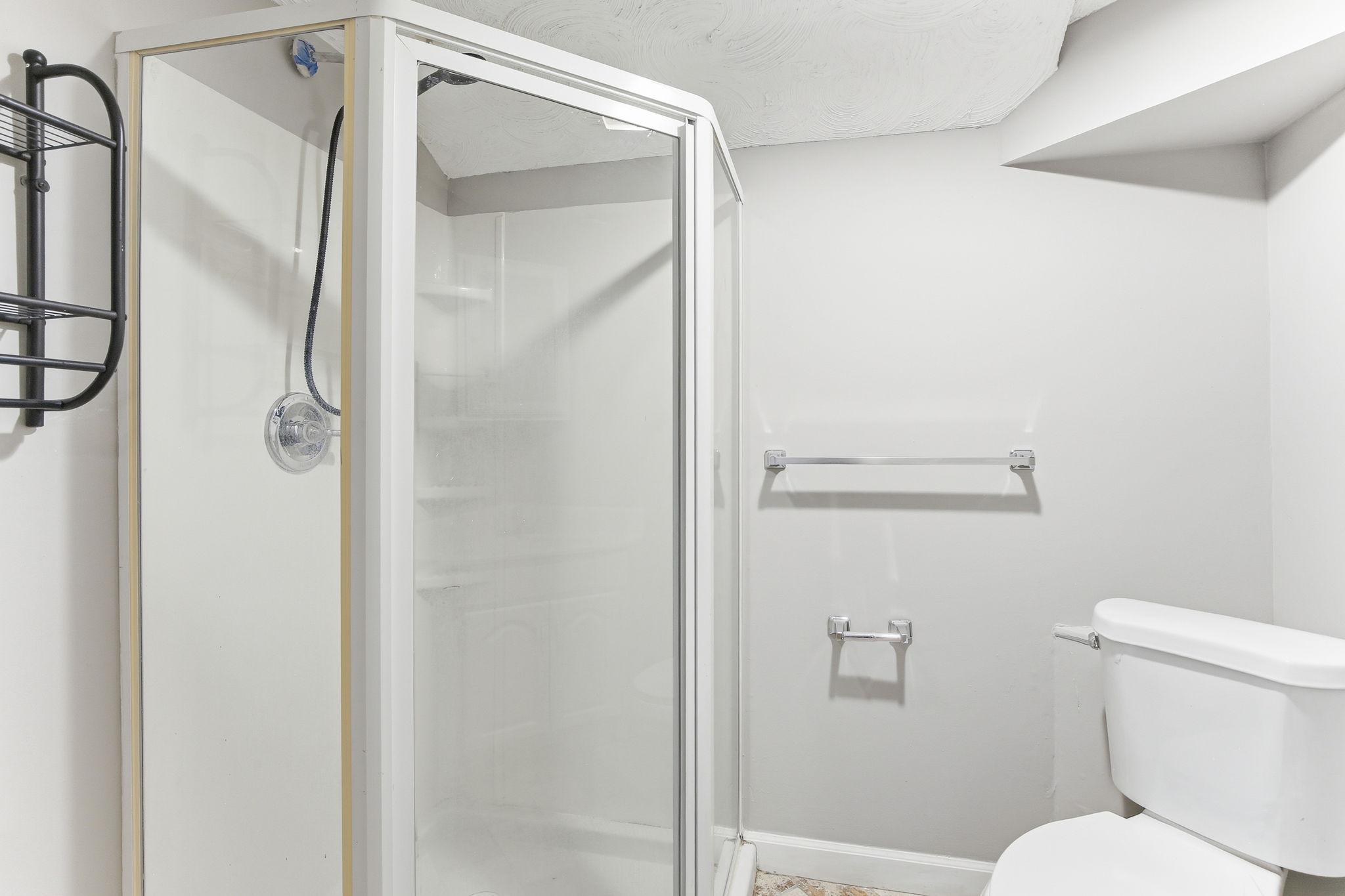 3/4 basement bathroom