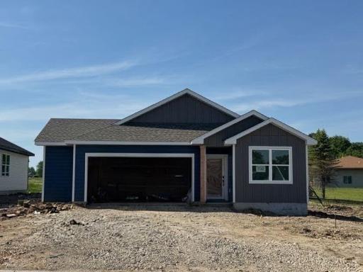 (Photo is of the actual home in progress.)
