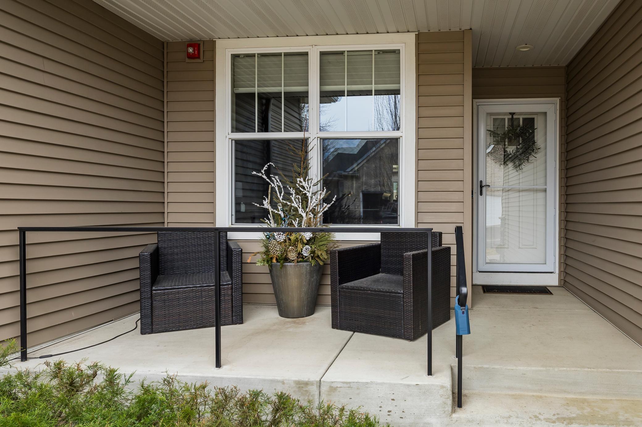 Relax on the front porch...