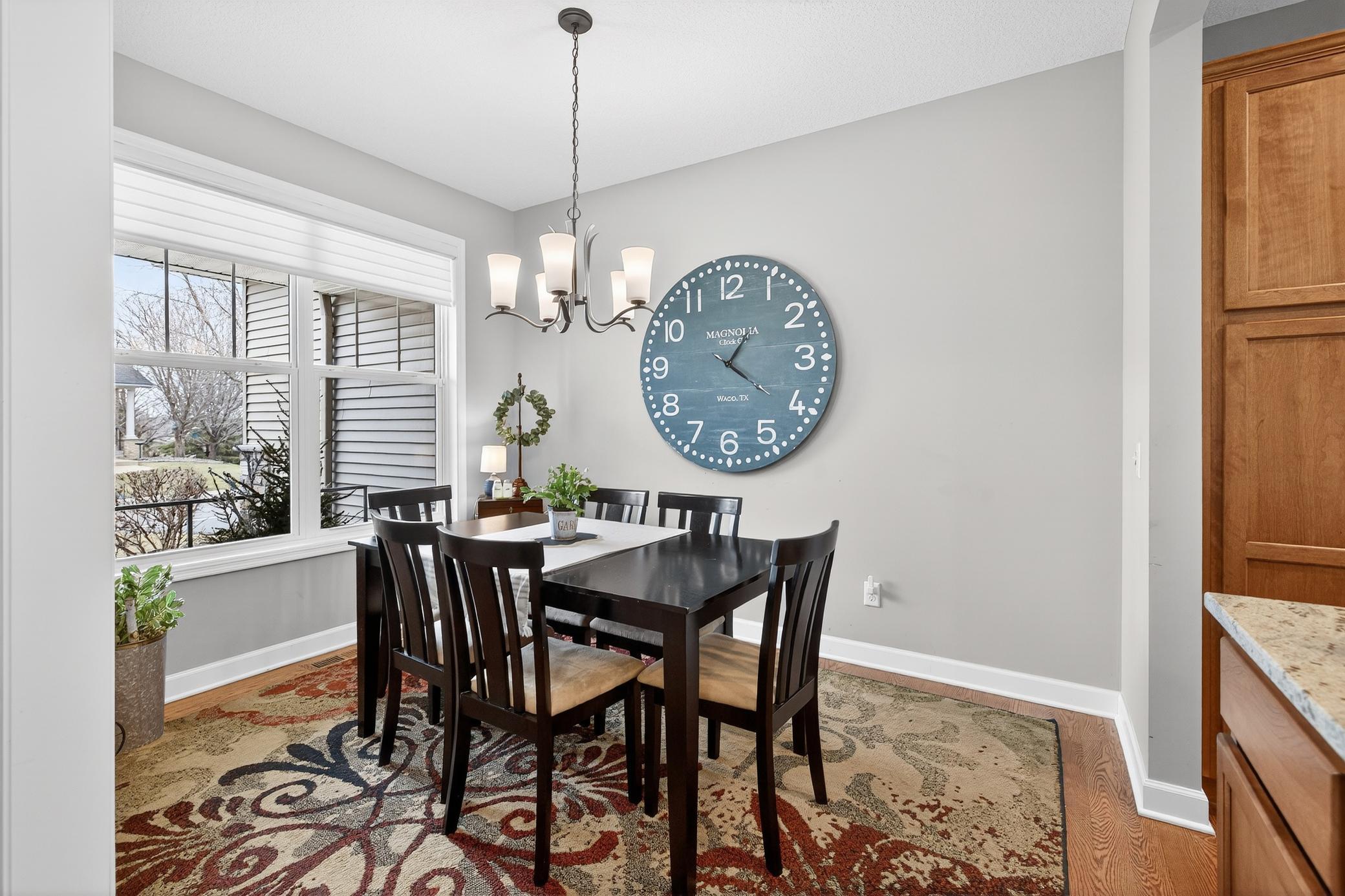 Very nice separate dining room...