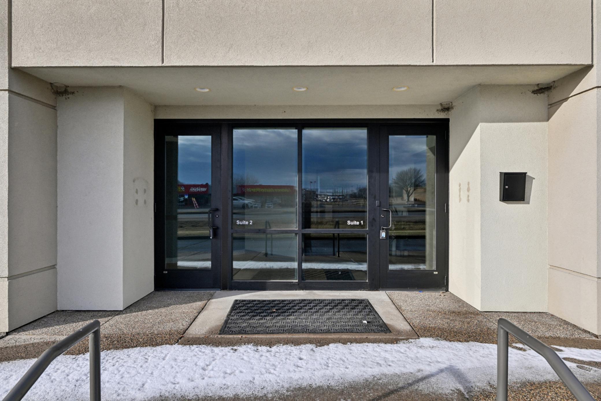 Each Suite has it's own private main entrance and an employee entrance as well.