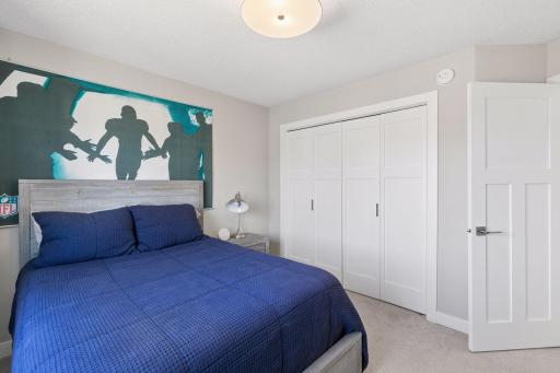 The entire upper level has been updated with enameled woodwork and three-panel, solid-core doors.