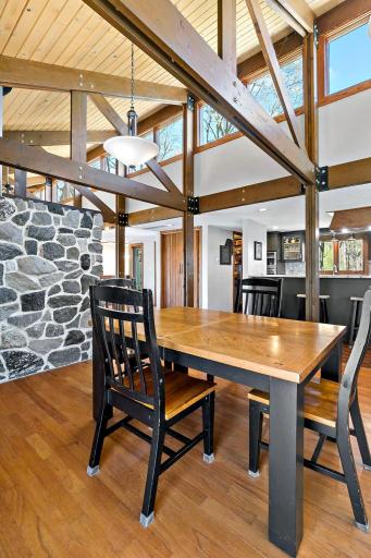 Notice the top windows in the front of the home! This home is never without sunshine---unless it isn't shining!