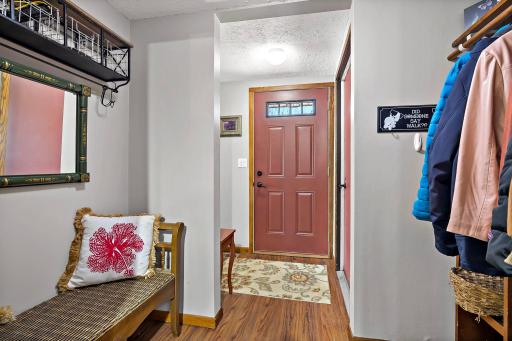 Another entrance to the home into a mudroom area.