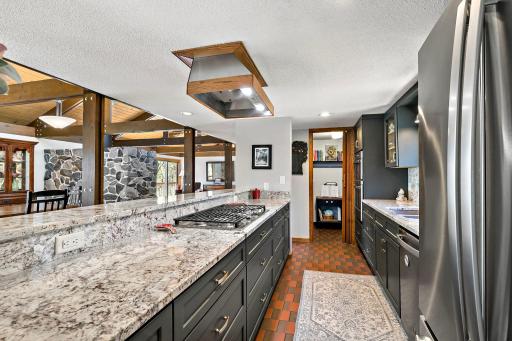 Lots of counter space to prepare your meals. There's a spacious pantry too!