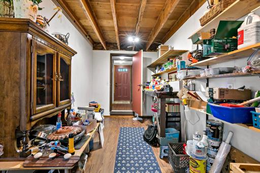 Another main floor storage area just off the garage entrance.