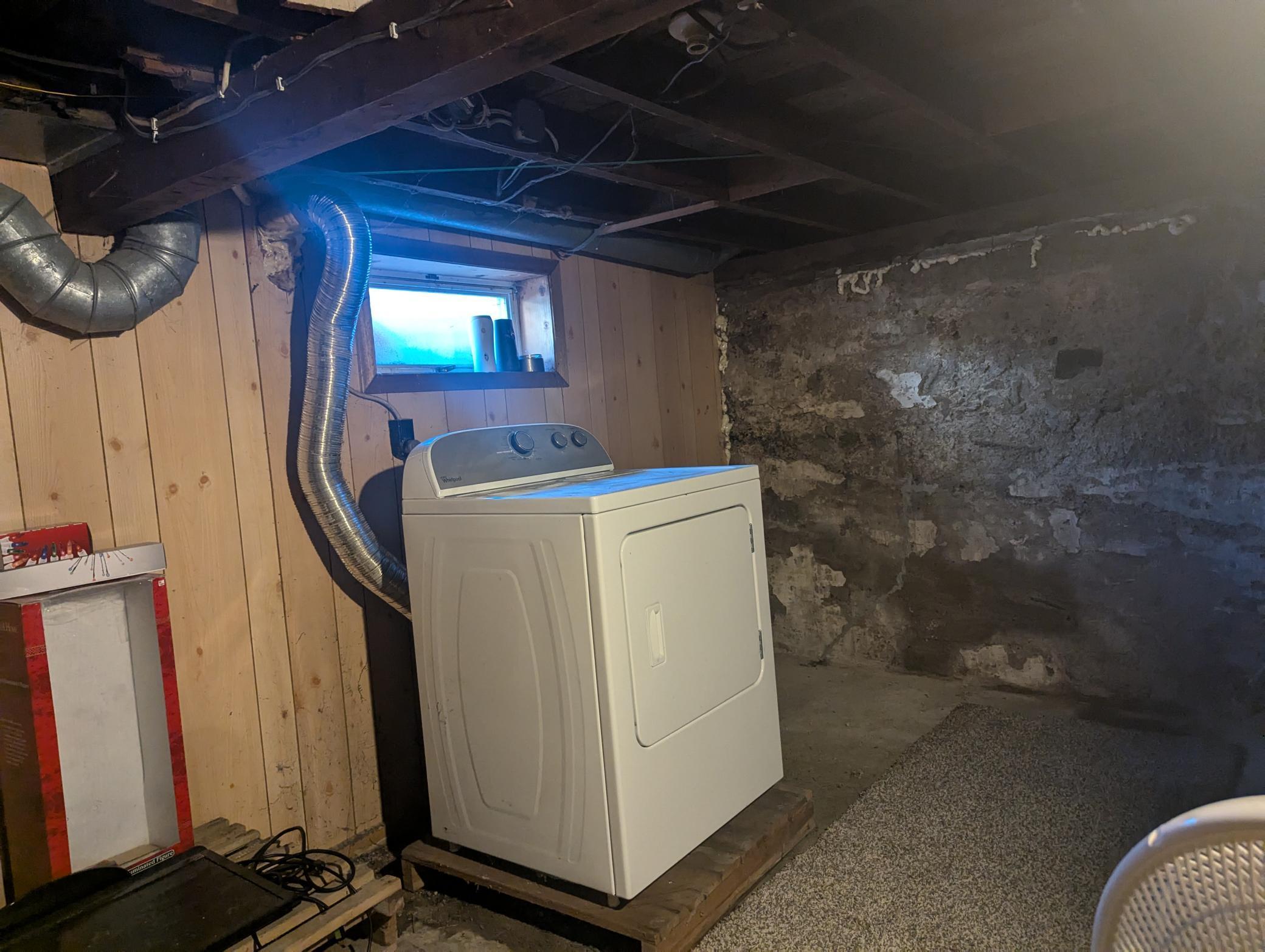 basement laundry