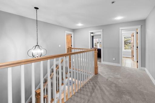 Four spacious upper-level bedrooms