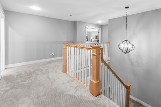 Three bathrooms on the upper level for convenience