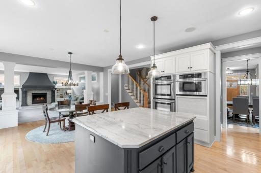 Abundant cabinetry and storage space