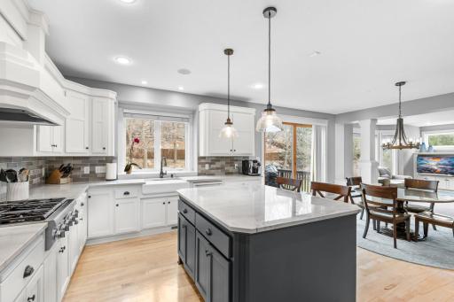 Farmhouse sink for added charm and functionality
