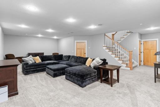Large family room perfect for relaxing or entertaining