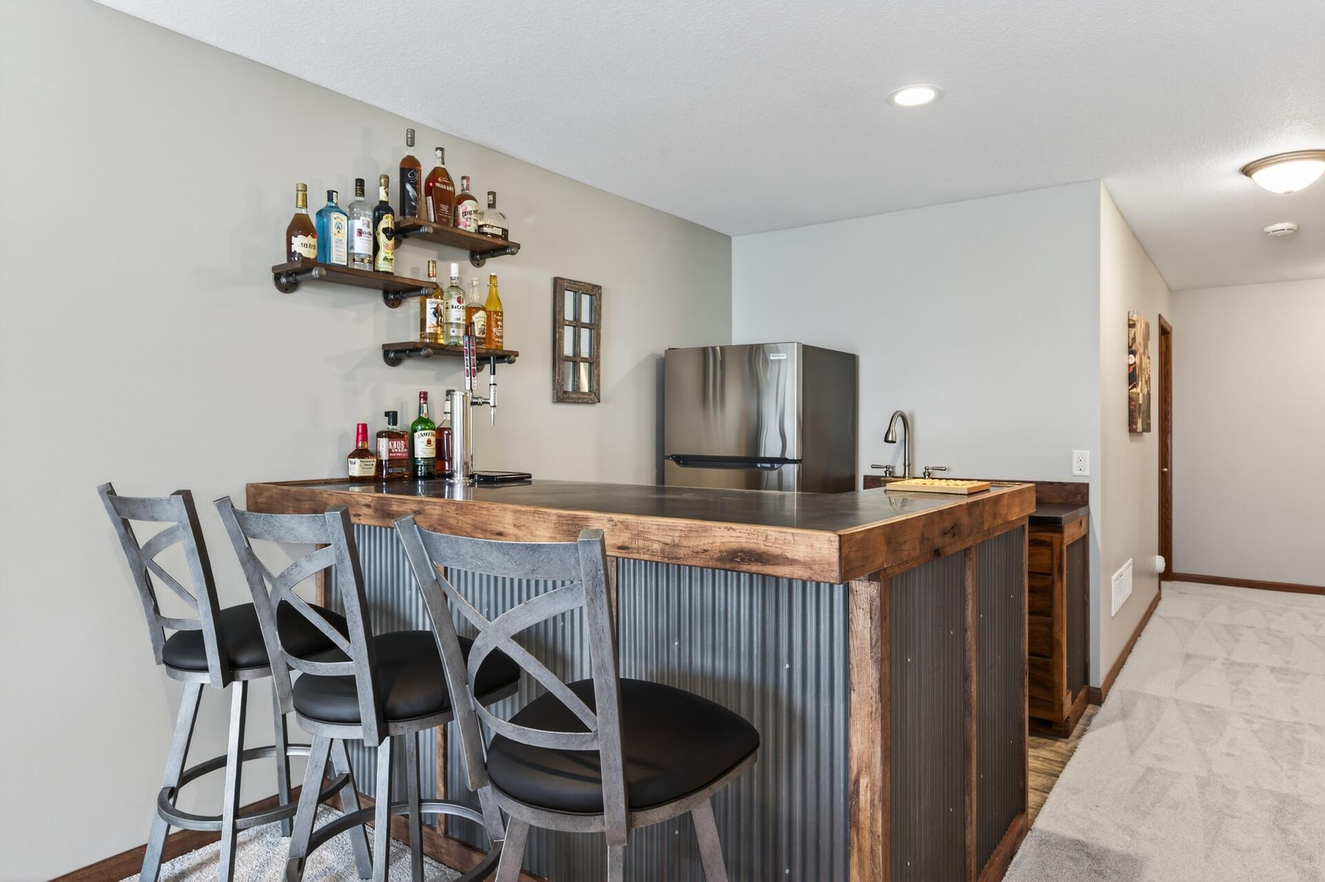 Entertain at this fabulous bar