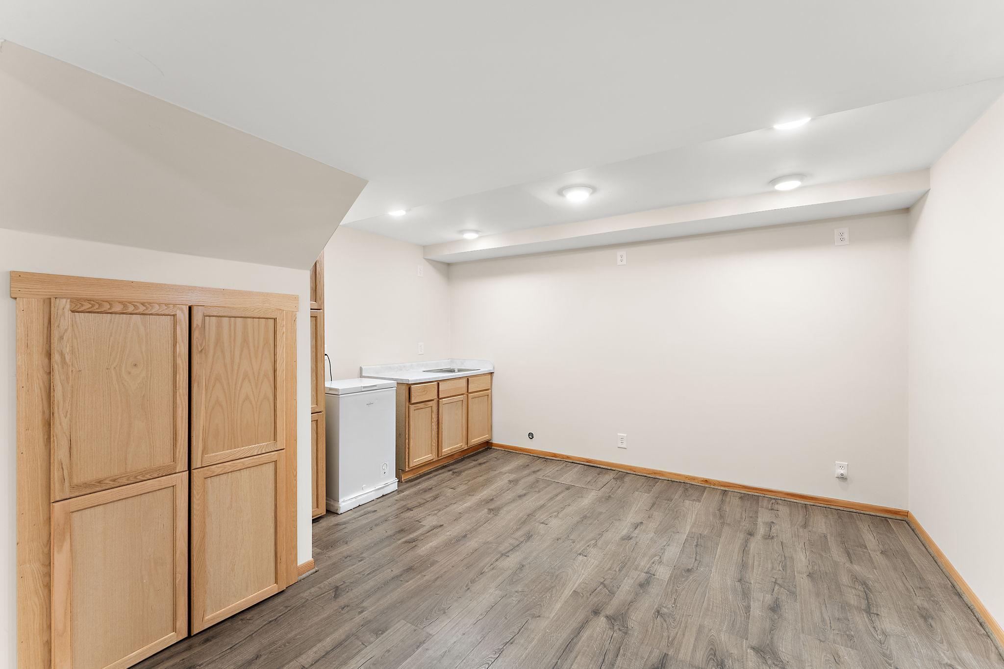 lower level bar area