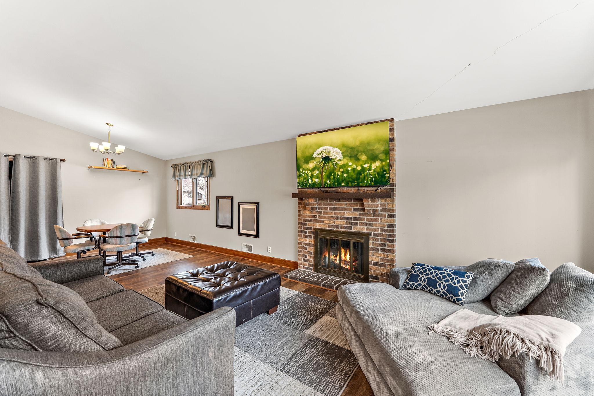 upper level living area