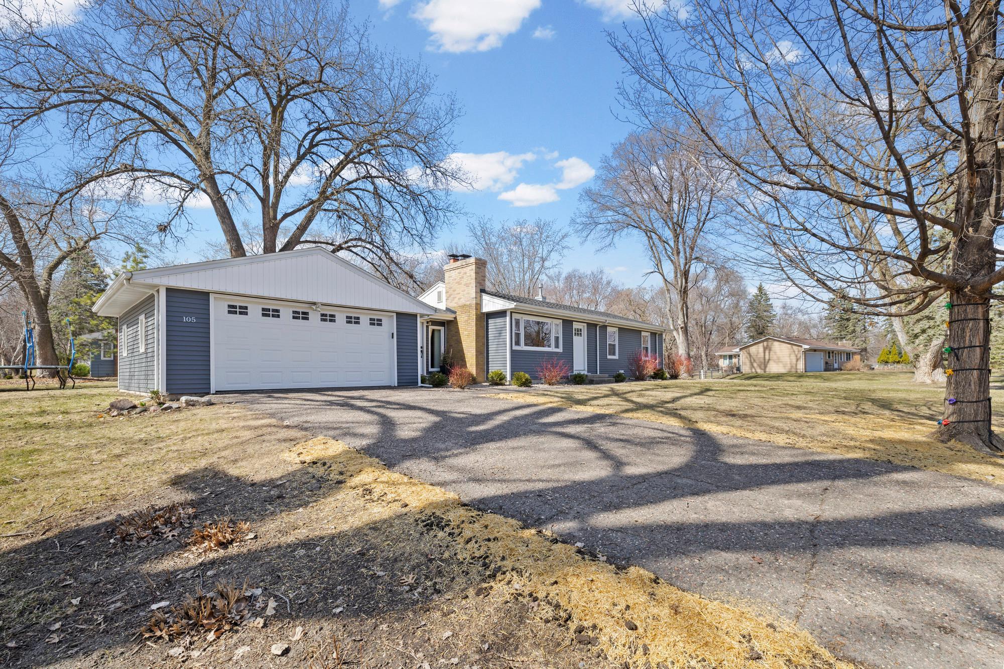 Exterior updates - Siding (2023), Roof (2023), Garage Door, Chimney (rebuilt 20+ courses), Sliding door and Patio, MAJOR Buckthorn and volunteer tree removal, Re-grade to improve slope and flatten yard, New rock gardens and shrubs