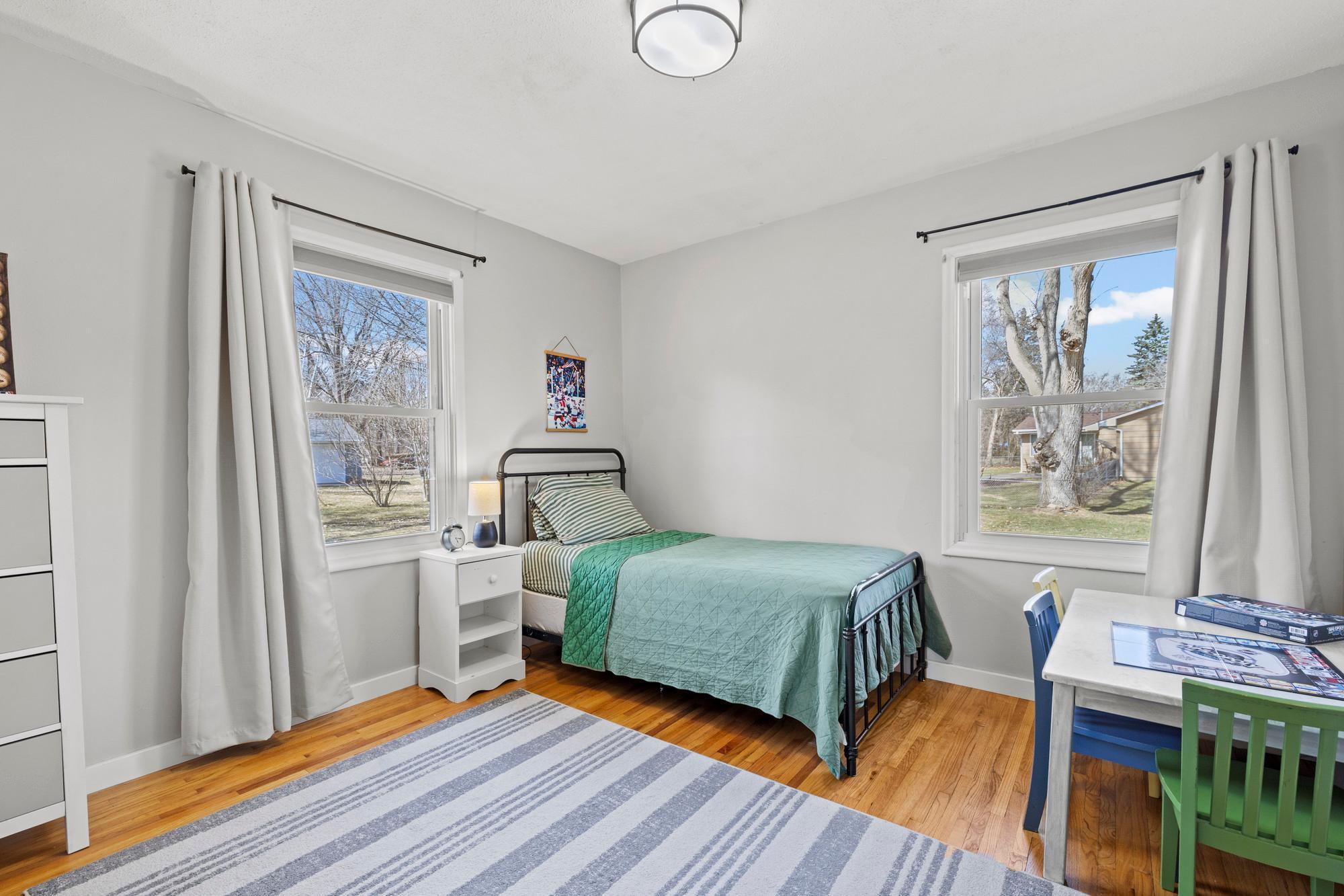 Plenty of windows let the sunlight in