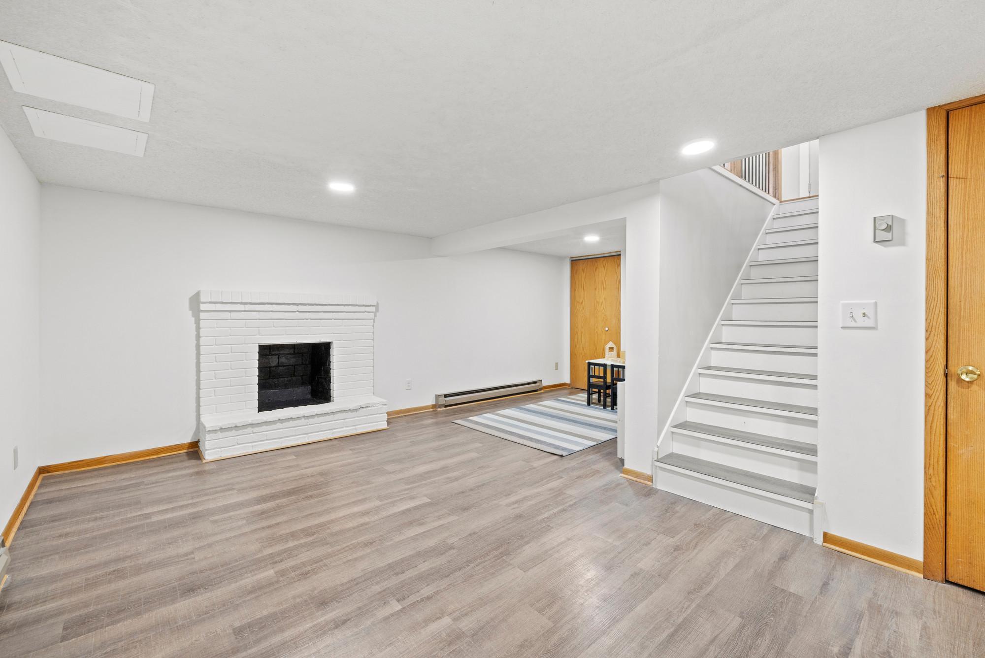 Spacious basement with multiple closets. Ready to enjoy as-is, or as a blank slate for your dream basement upgrades