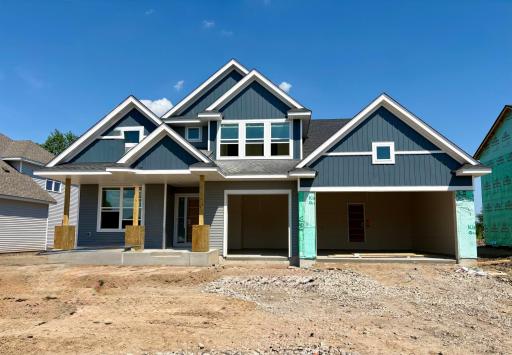 (Photo is of the actual home in progress.)