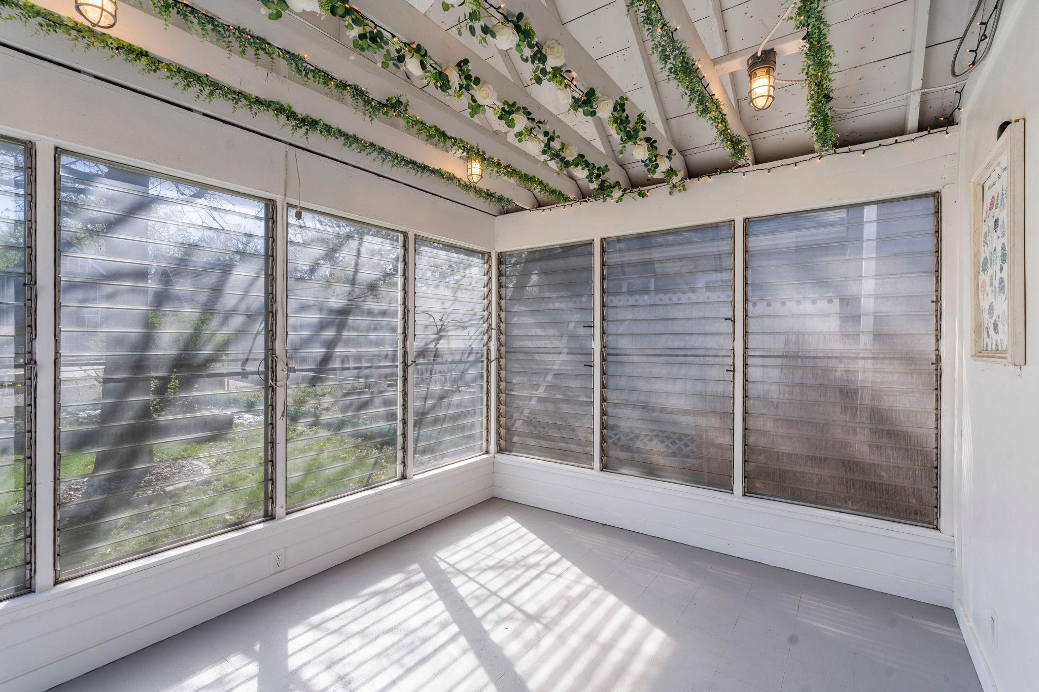 Enjoy summer evenings "bug free" from your screened porch.