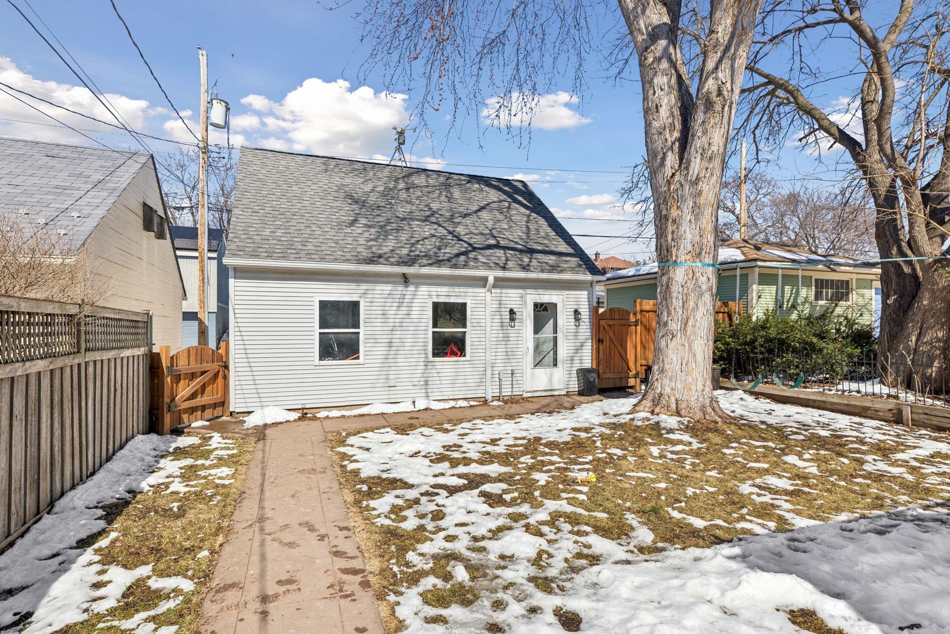 Walkway to garage and extra BONUS space!
