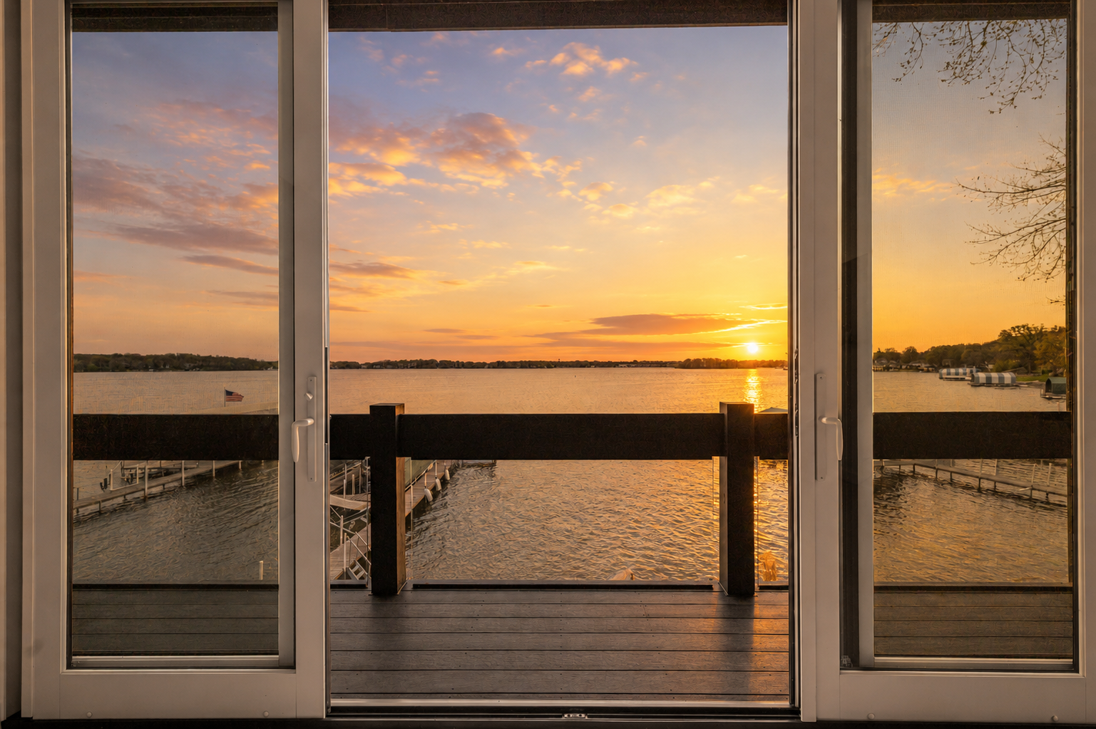 AI enhanced sunrise