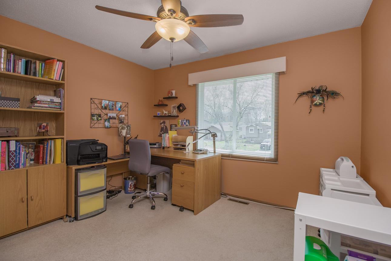 Second bedroom currently used as office