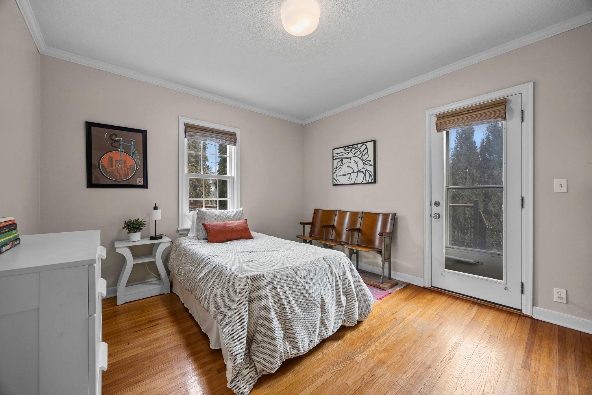 Bedroom on the main floor