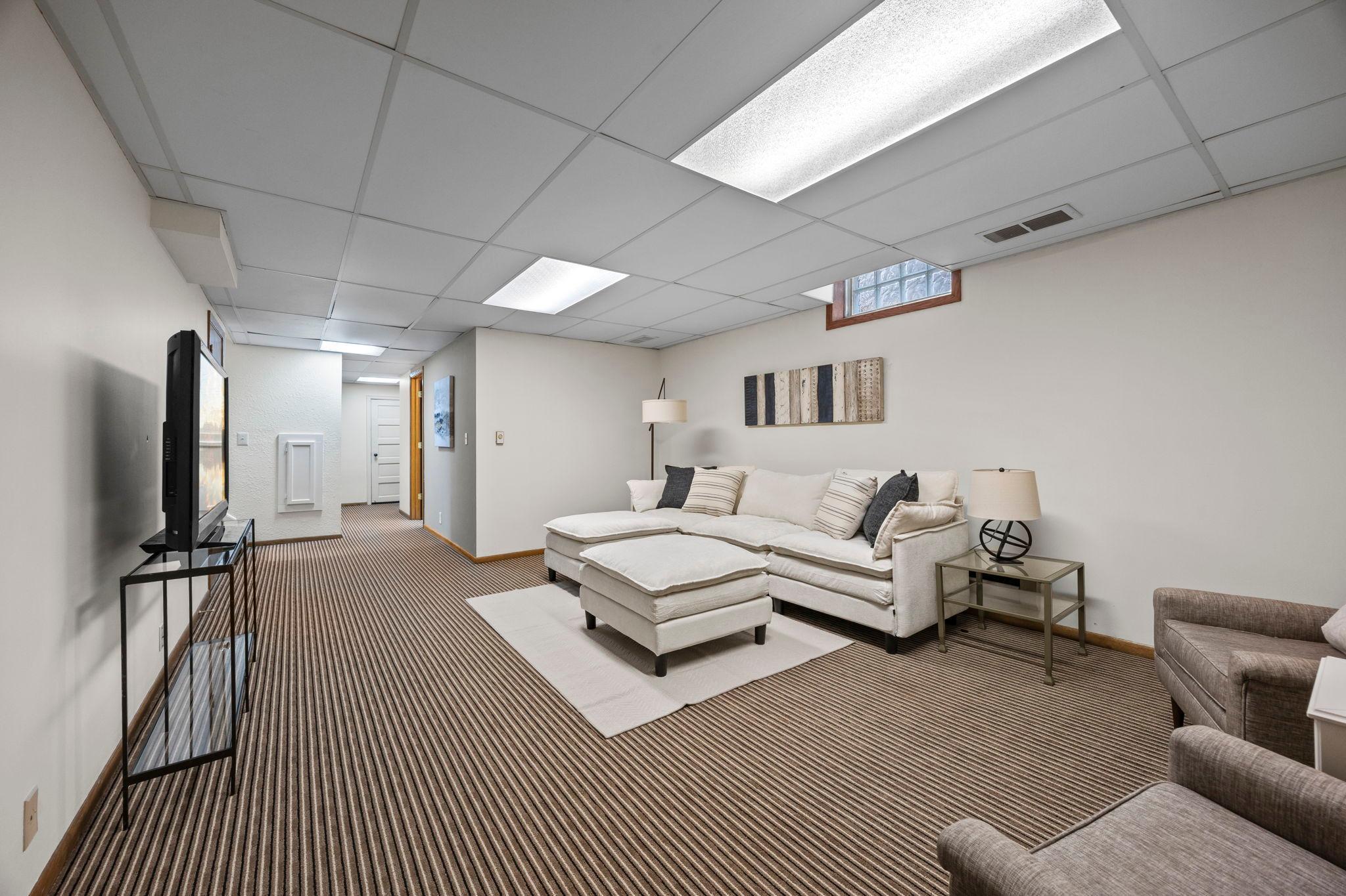 View of the family room