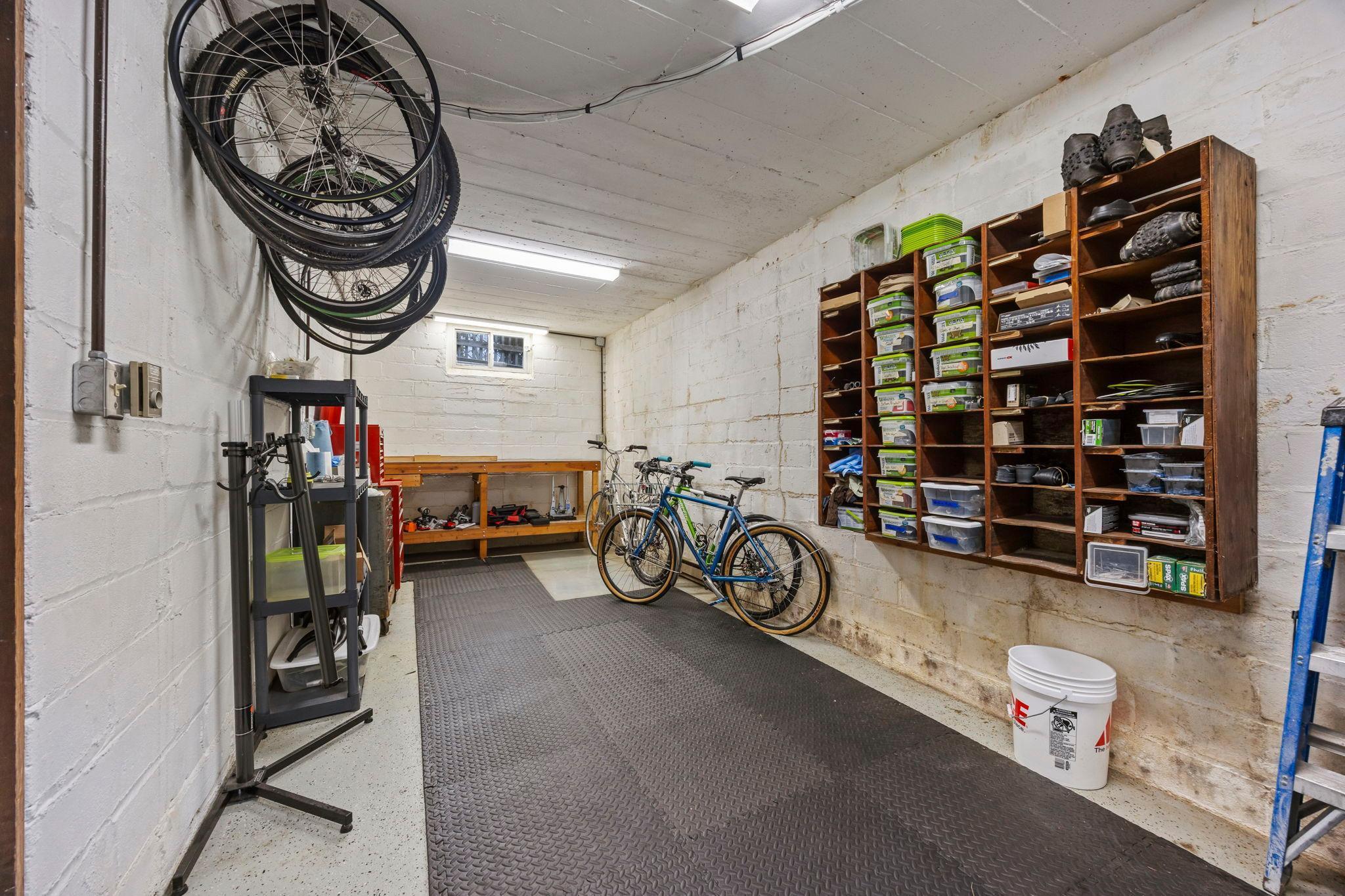 Space for the hobbyist that likes to tinker or a music room.