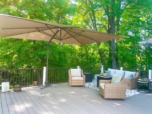 Mature trees provide wonderful privacy as you relax poolside!