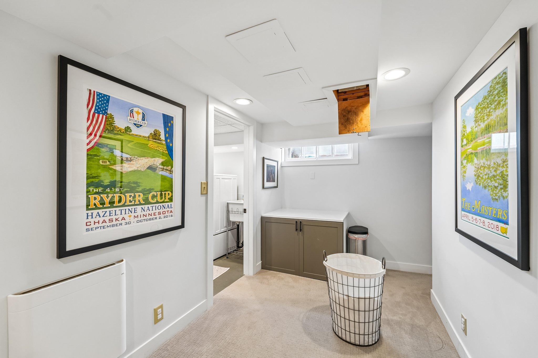 Laundry shoot throughout house