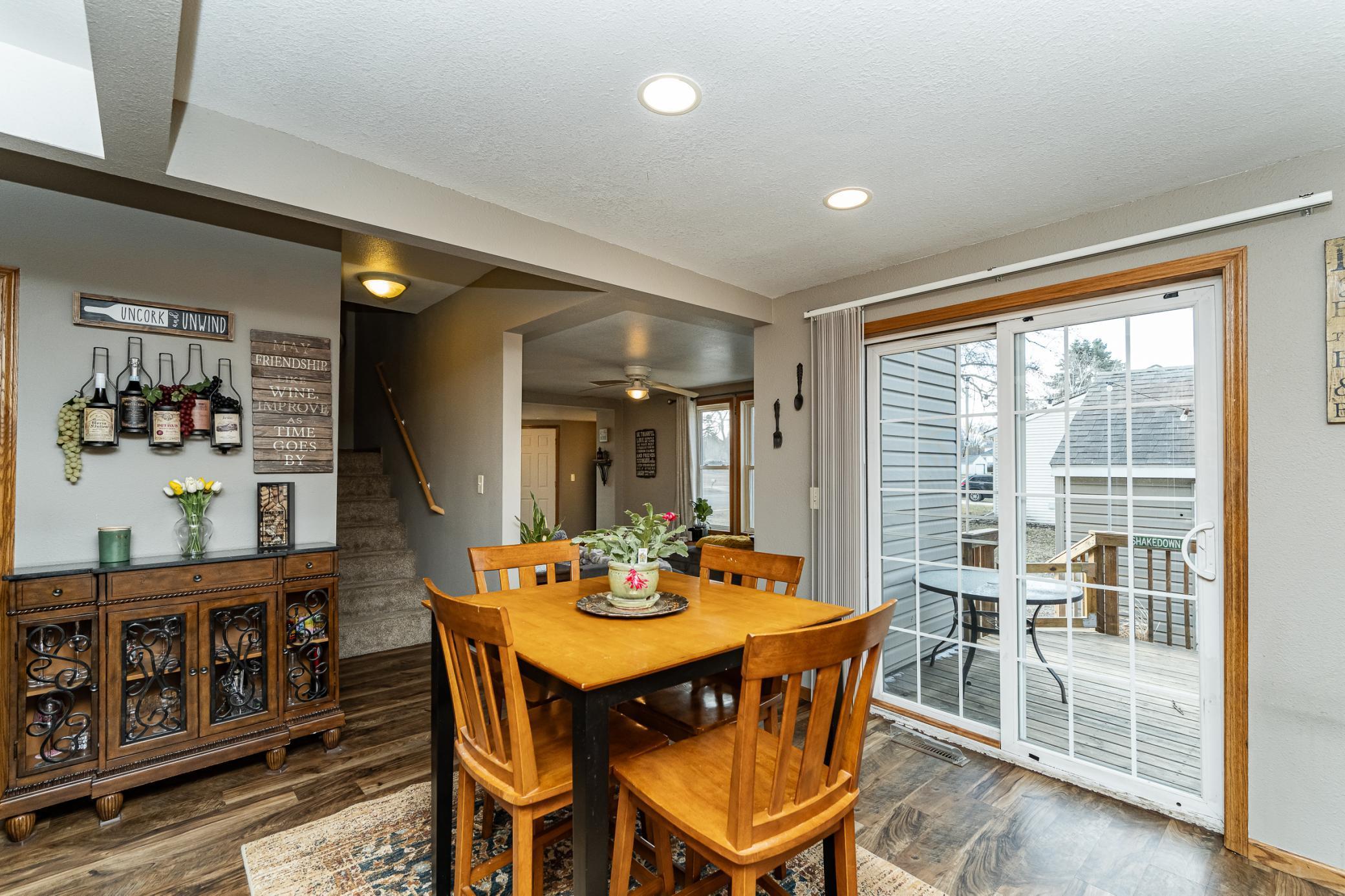 Lots of natural light