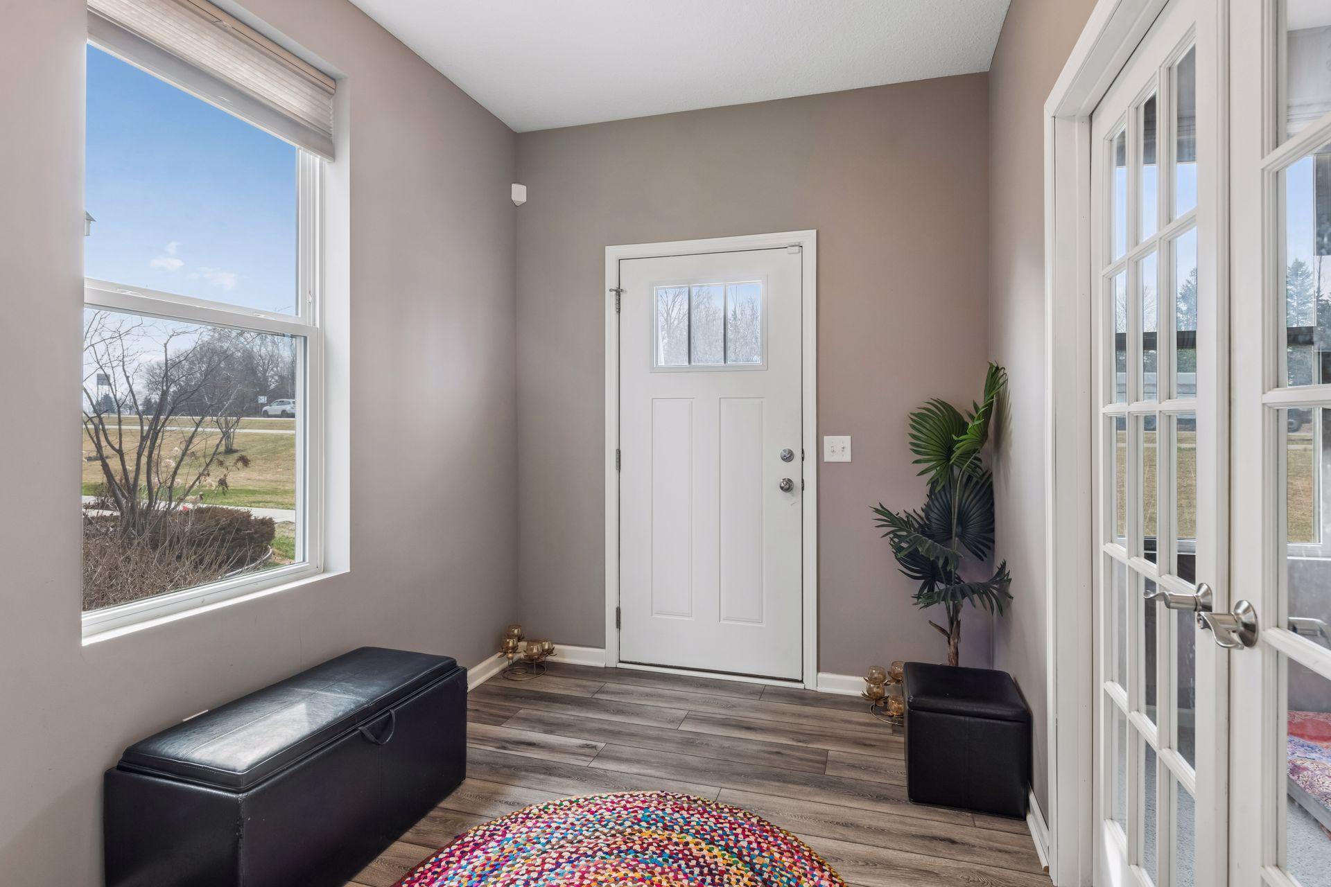 Spacious entryway greets your guests
