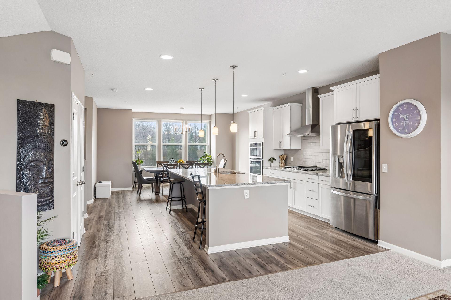 Open and flooded with natural light, the main floor is dynamite