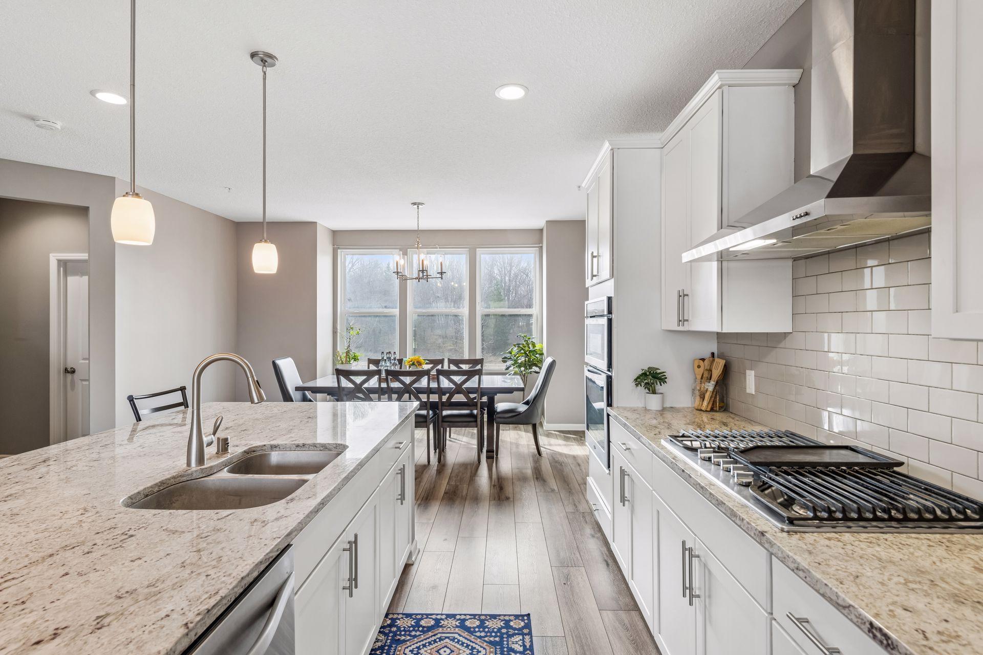 Gas cooktop plus vent hood for all your cooking needs