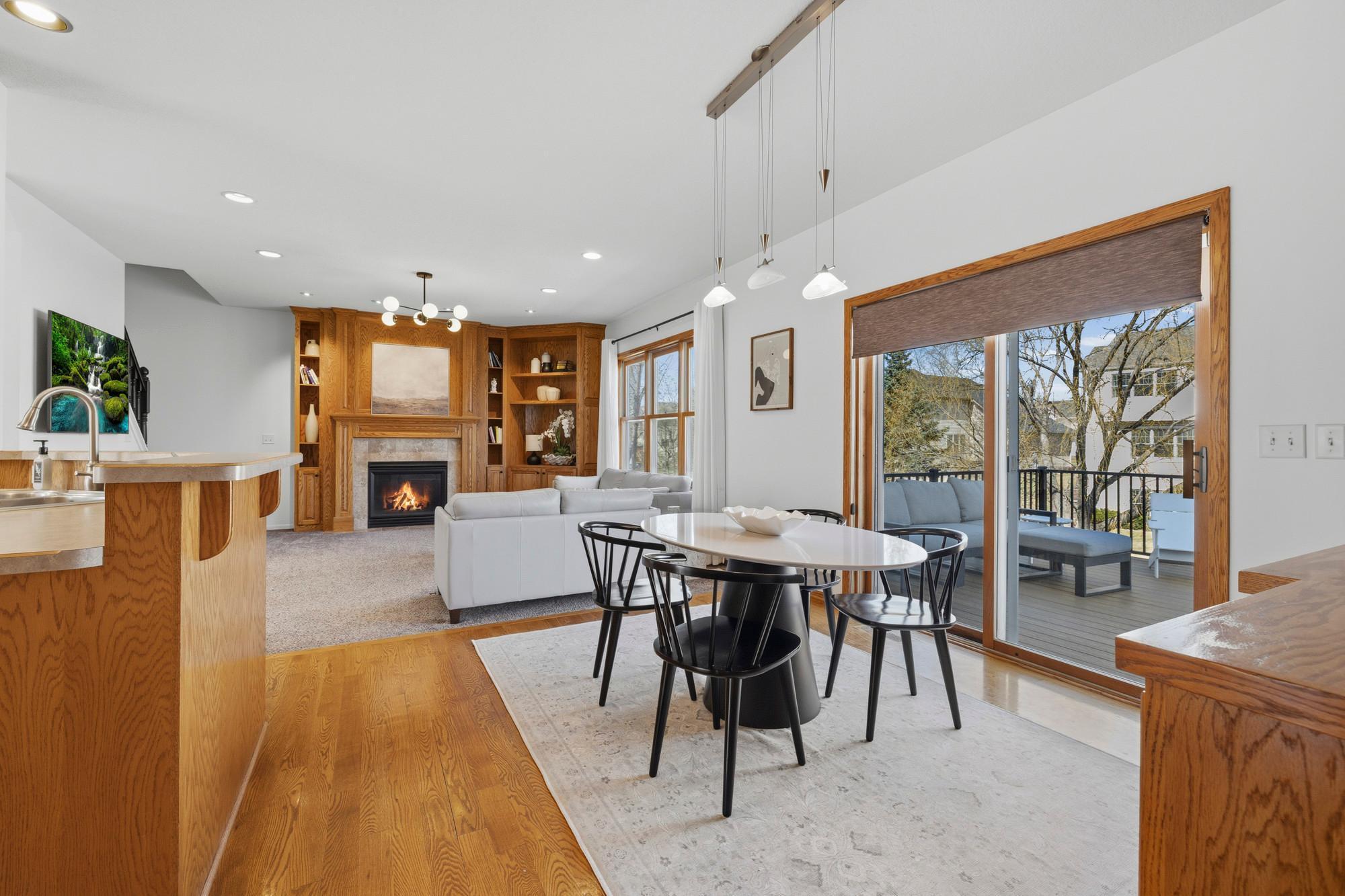 Dining area is open to kitchen and living room. Plenty of room for entertaining!
