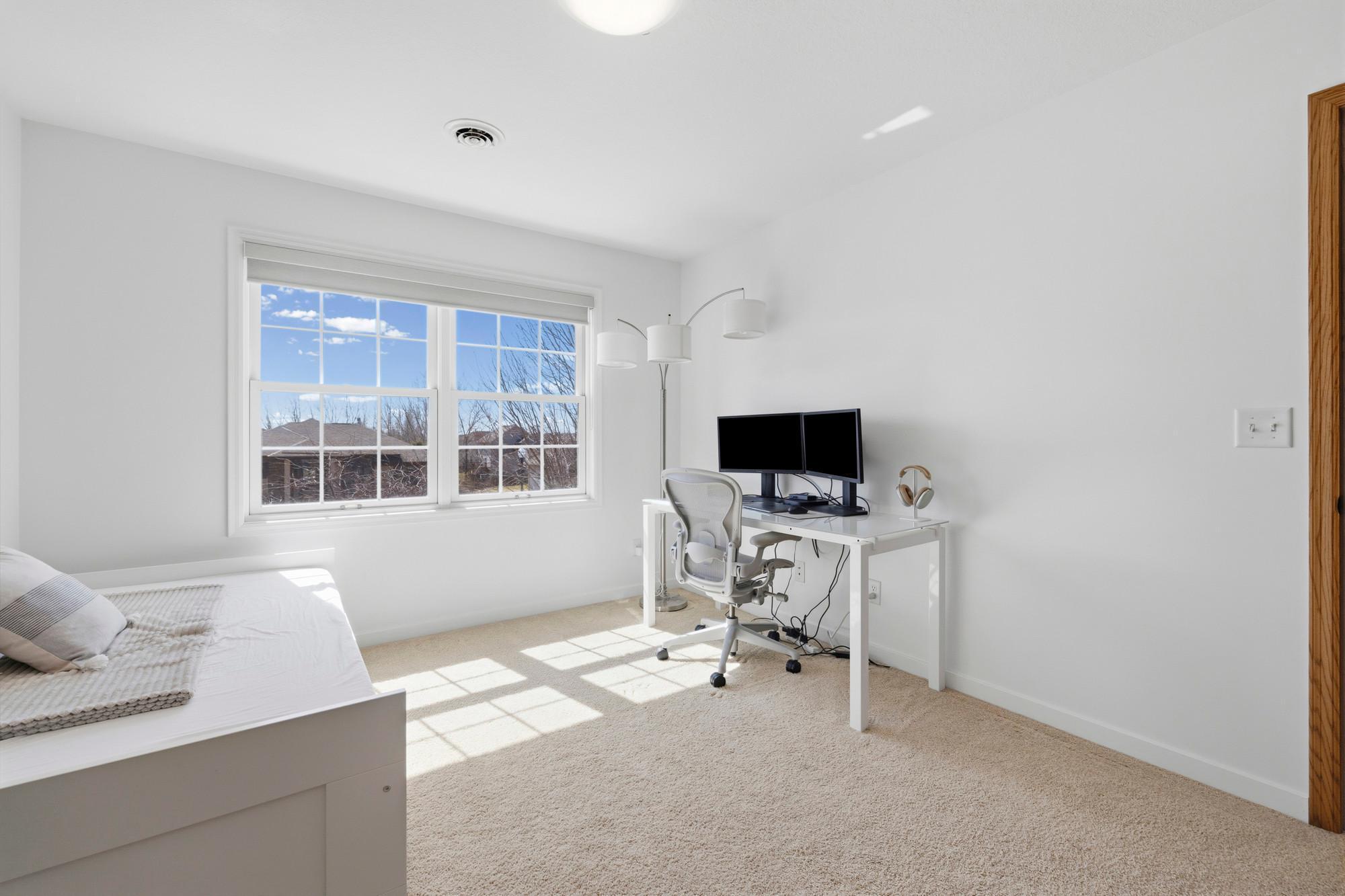 Third bedroom on upper level