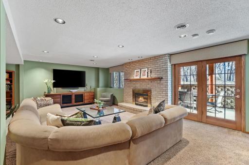 Second brick, gas fireplace