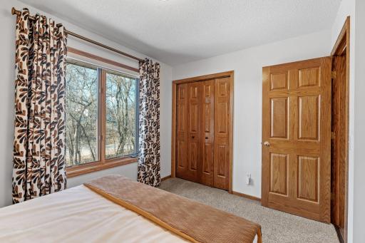 Great storage with double closets