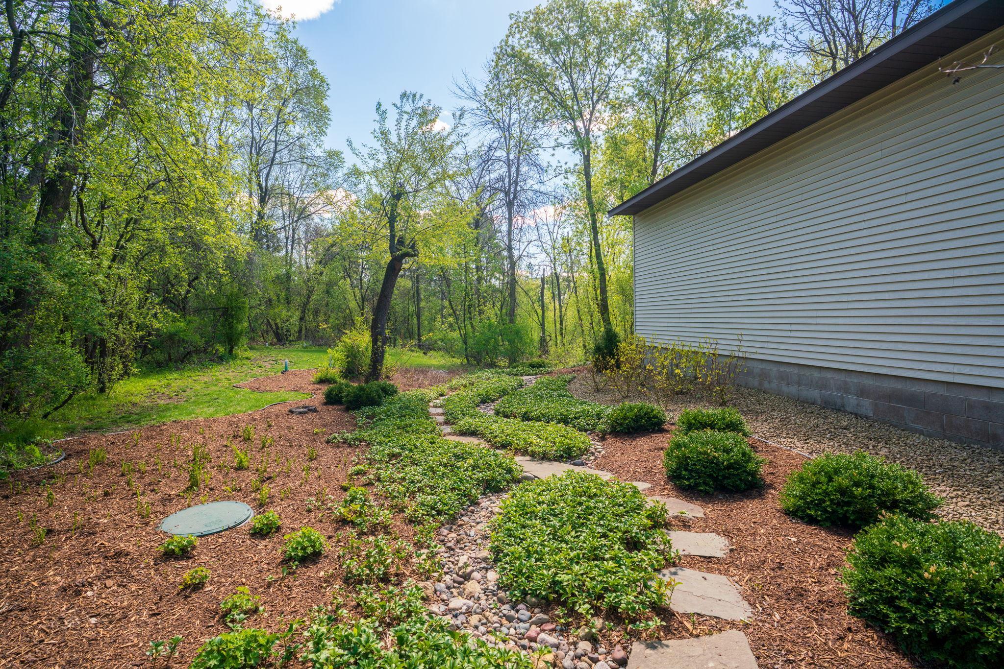 Stepping to stones added to enhance the space