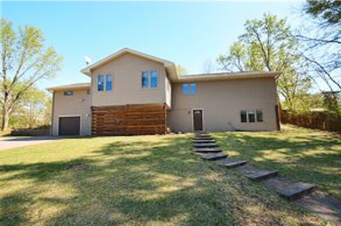 Majestic - with a stamped patio off the walkout.