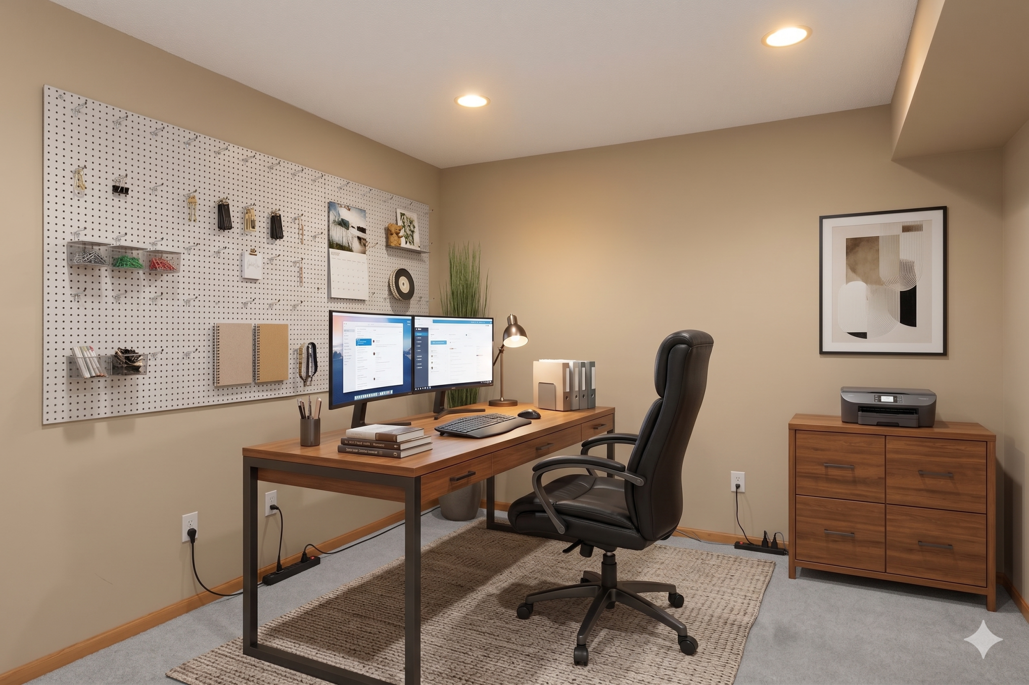 Virtually Staged Office