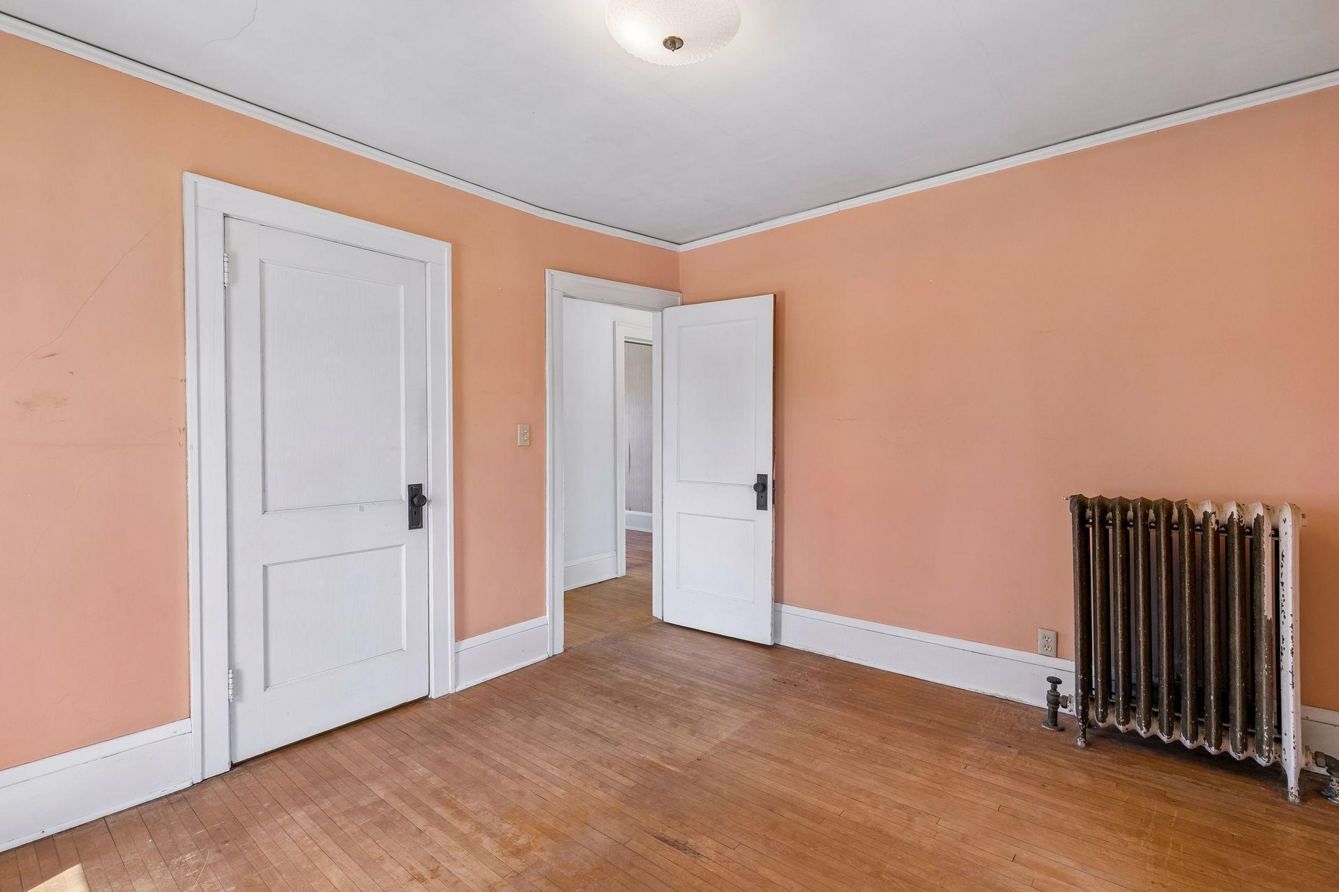 A nice size closet rounds out this second bedroom.