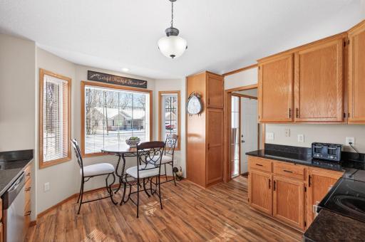 Kitchen looking out to street