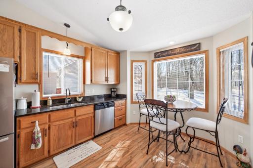 Kitchen w/Stainless steel appliances